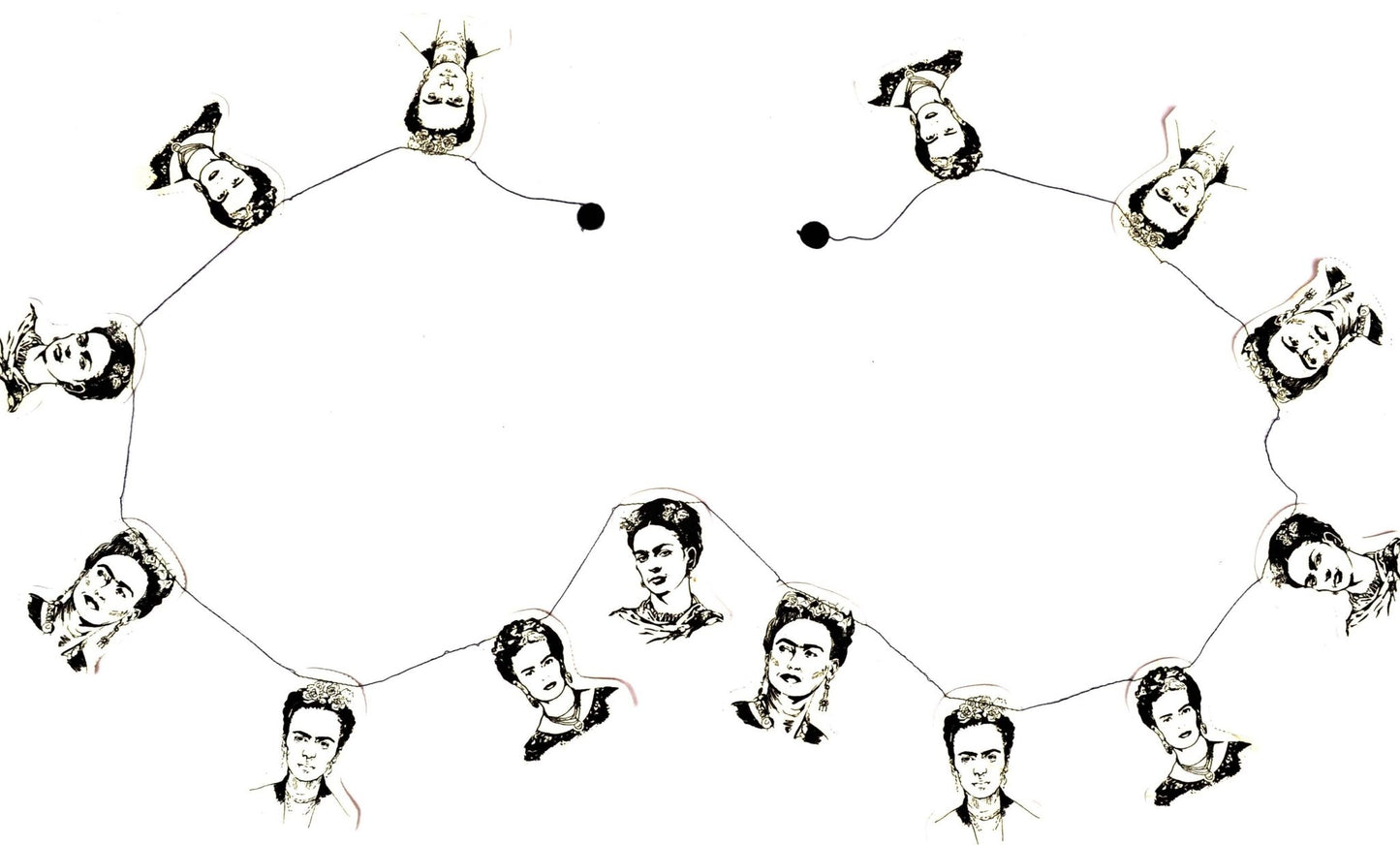5ft Paper Garland, Frida - EPOQUE