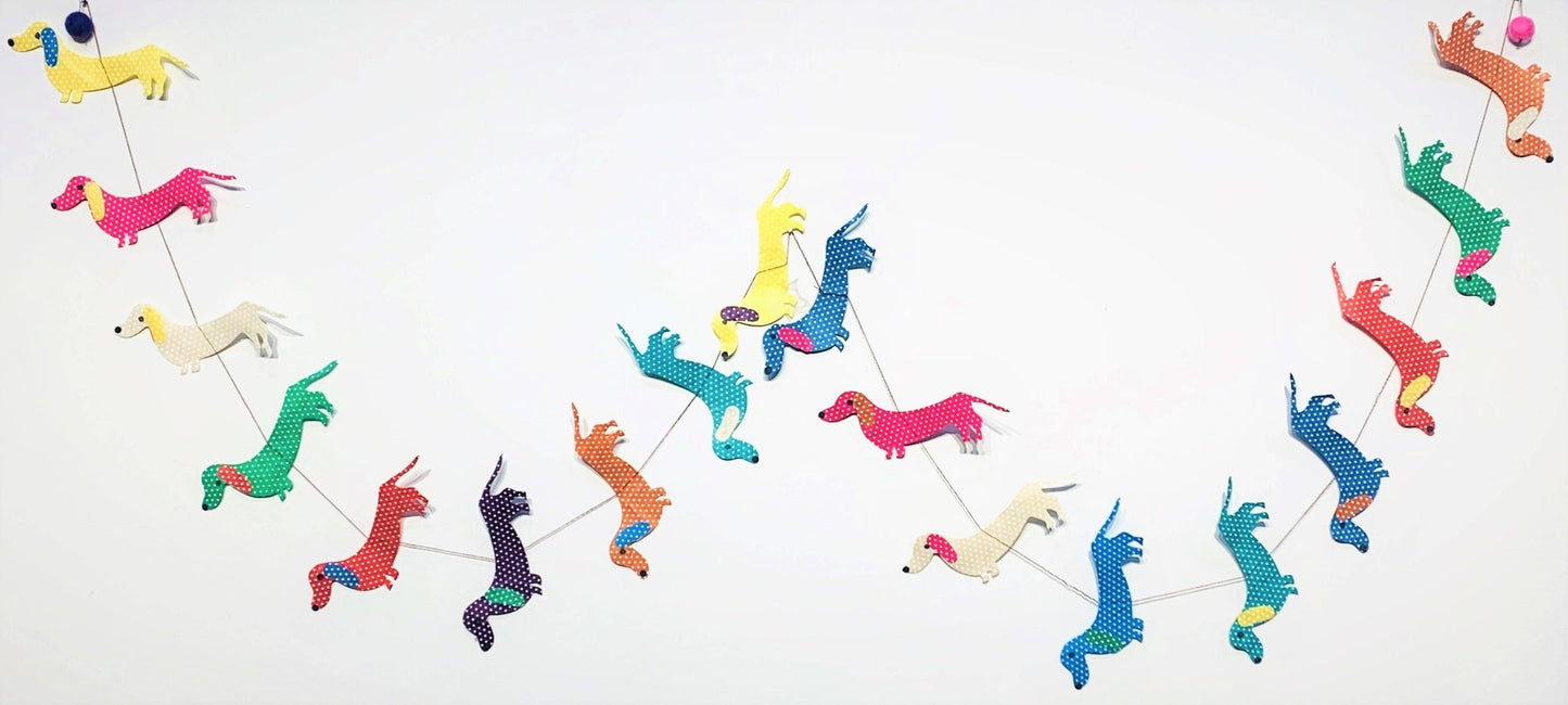 5ft Paper Garland, Wiener Dog - EPOQUE