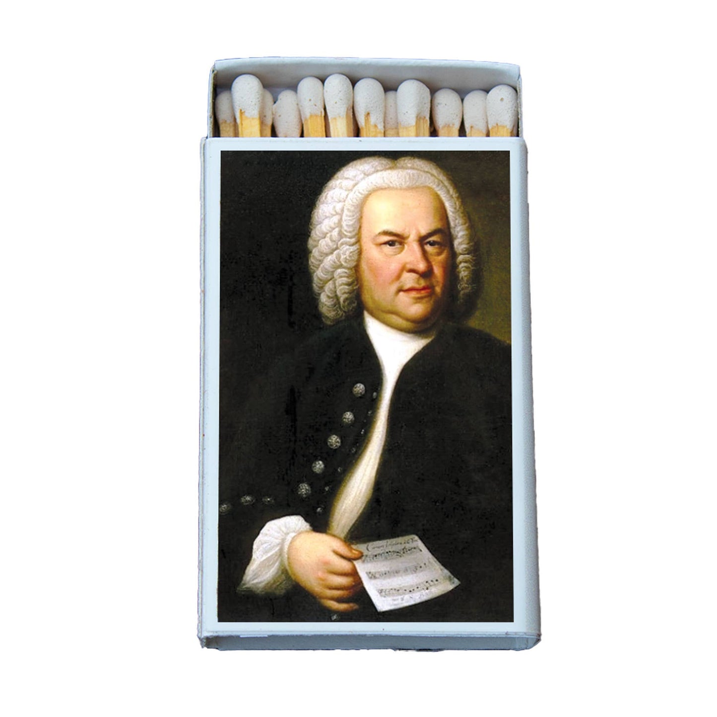 Composer Bach Matchbox • Matches • Candle Accessories