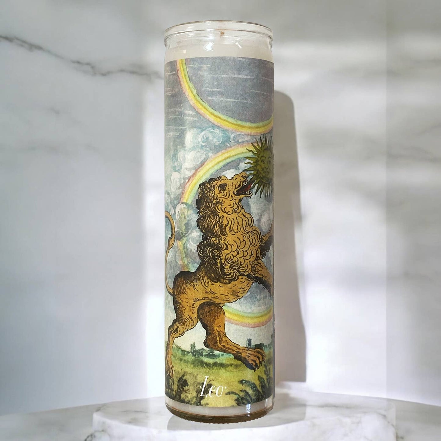 "Leo" Zodiac Soy Ritual Candle