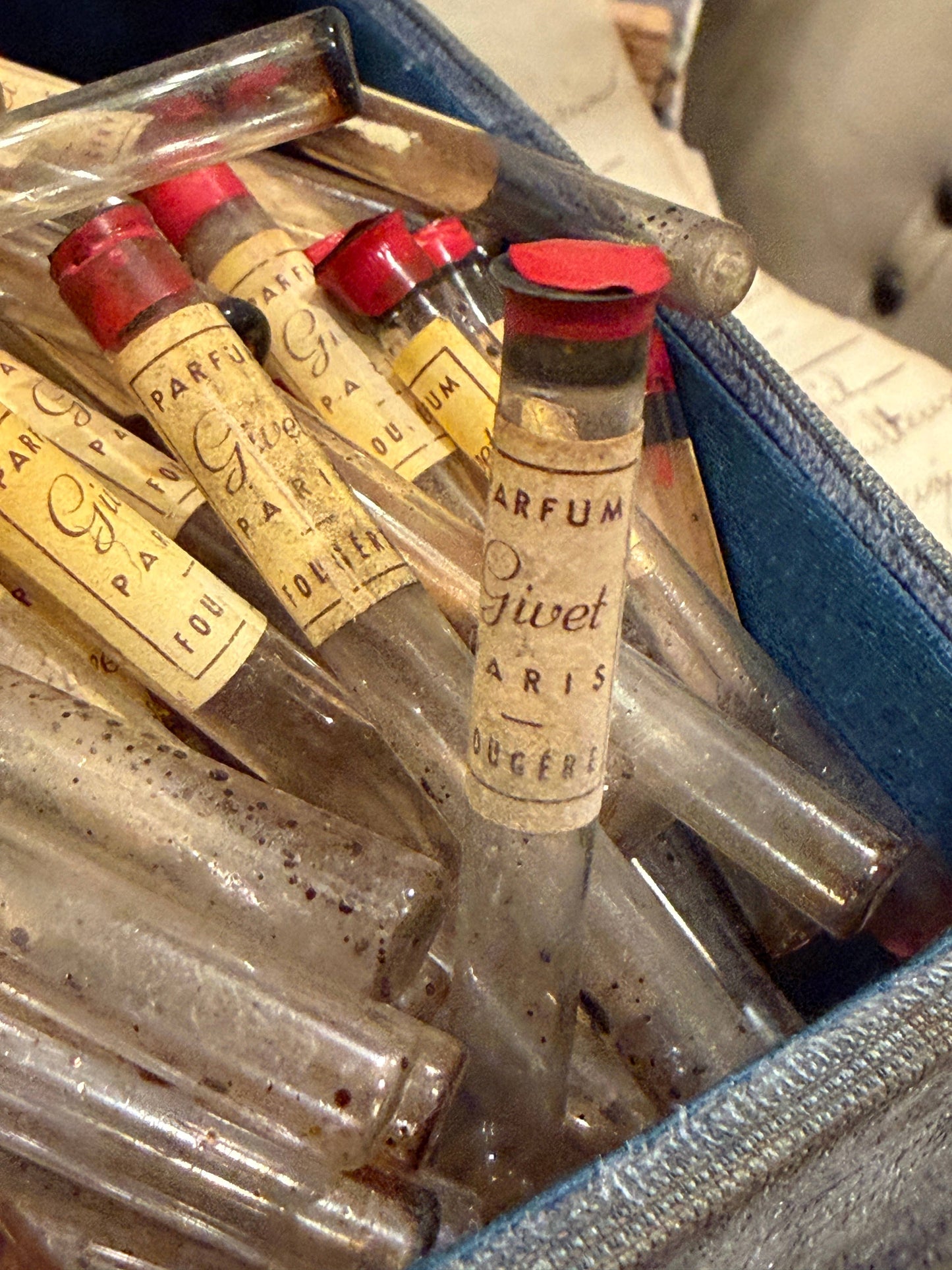 Antique French Perfume Apothecary Vials