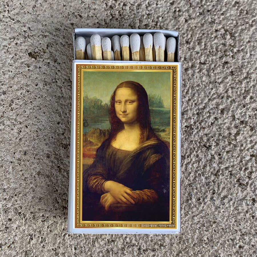 Matches • Art • Mona Lisa da Vinci • Home Decor for Candles - EPOQUE
