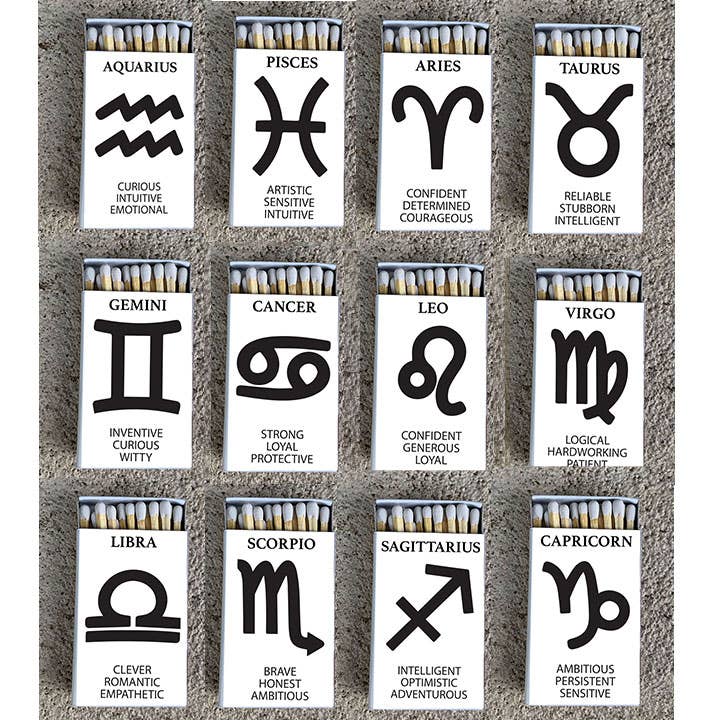 Matches • Zodiac Matchbox • Home Decor for Candles - EPOQUE