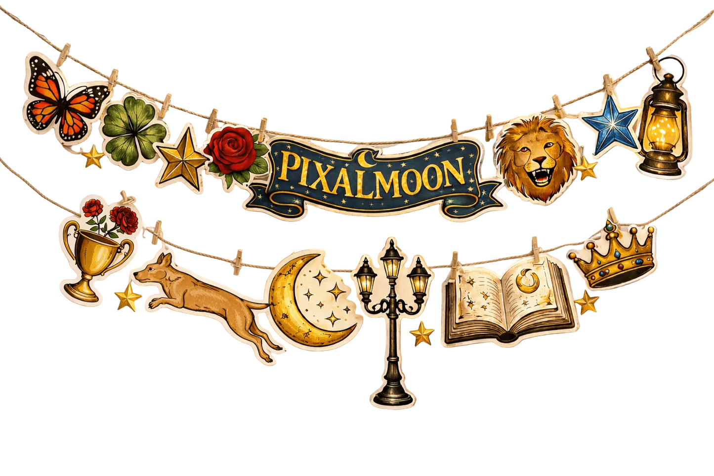PixalMoon Circus Banner – Decorative Garland - EPOQUE