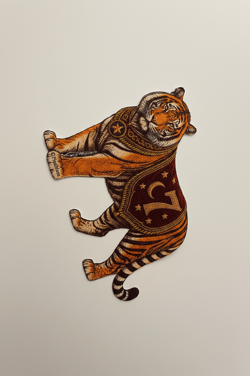 PixalMoon™ Circus Tiger No. 7 — Collector Edition Die - Cut Sticker - EPOQUE