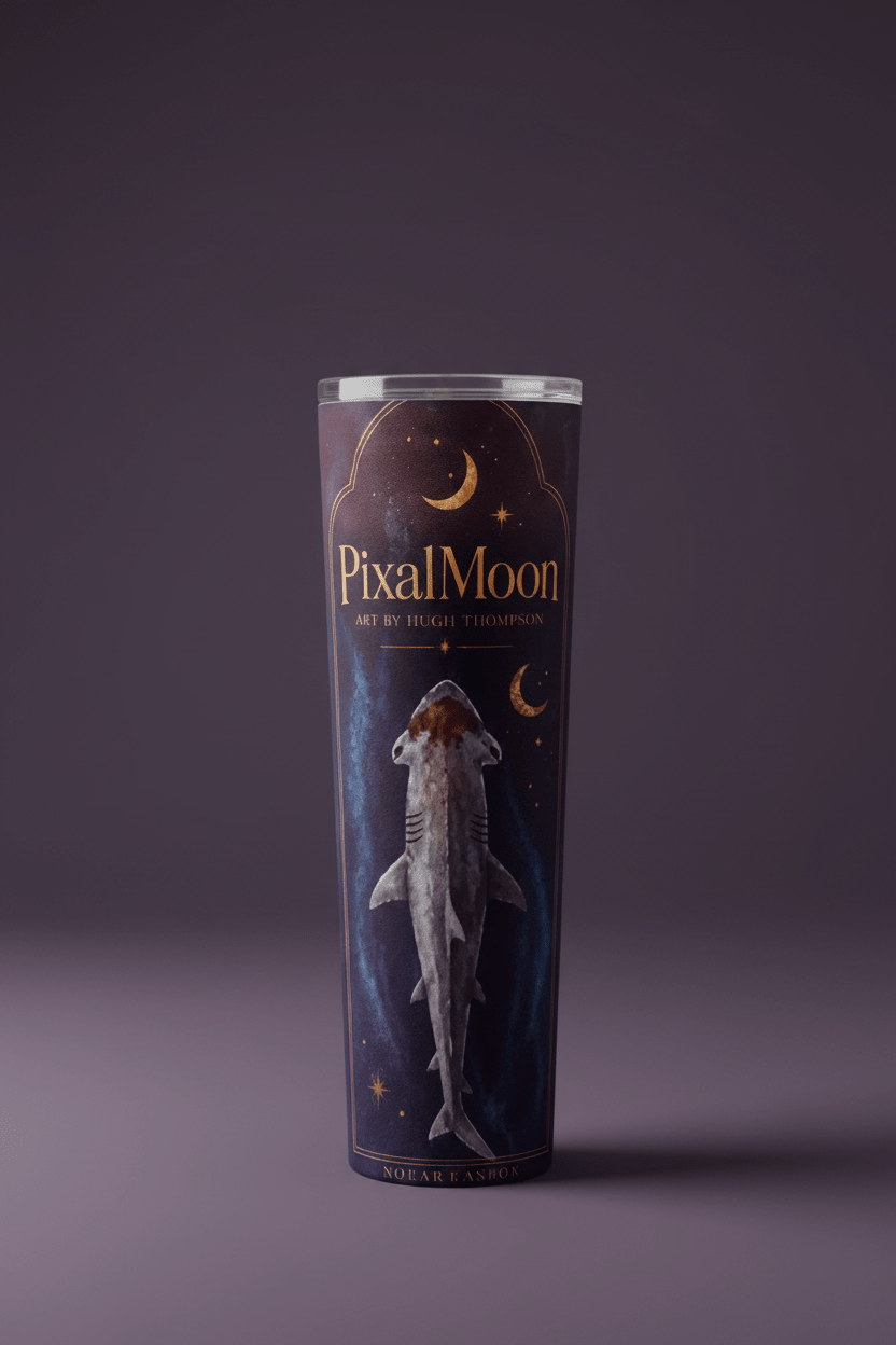 PixalMoon Pillar Candle – Art by Hugh Thompson - EPOQUE