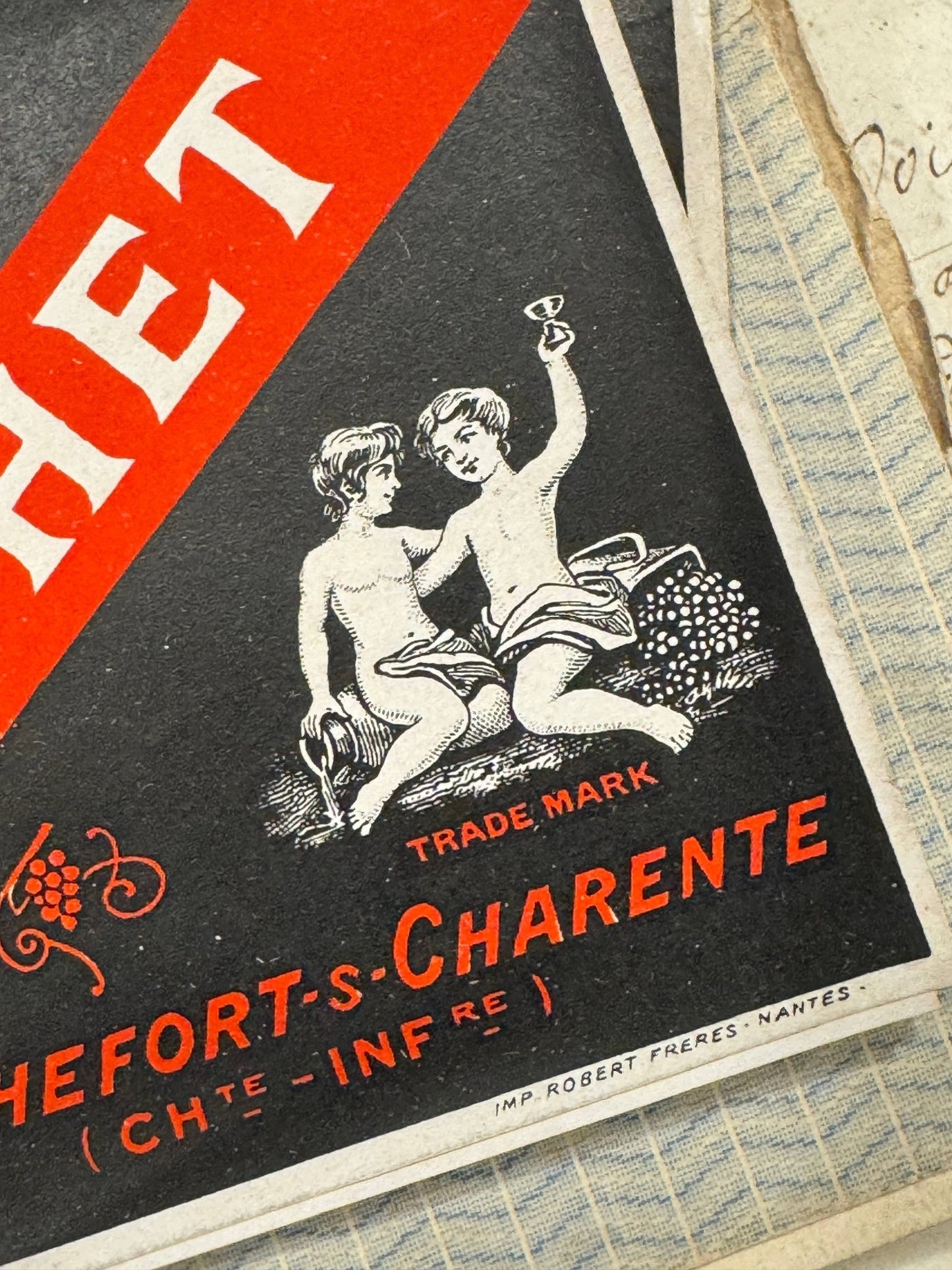 RARE Antique French CORDIAL Labels – Set of 2 - EPOQUE