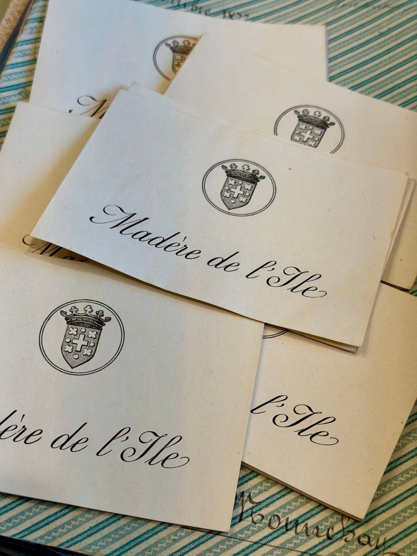 Vintage French Madere Labels - Set of 2 - EPOQUE