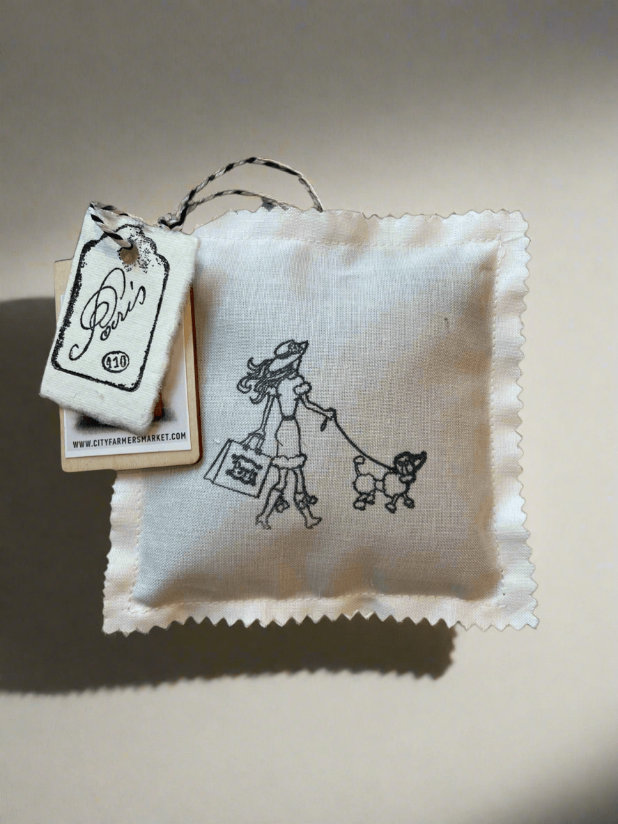 Walk in Paris Lavender Sachet 5”x5” - EPOQUE