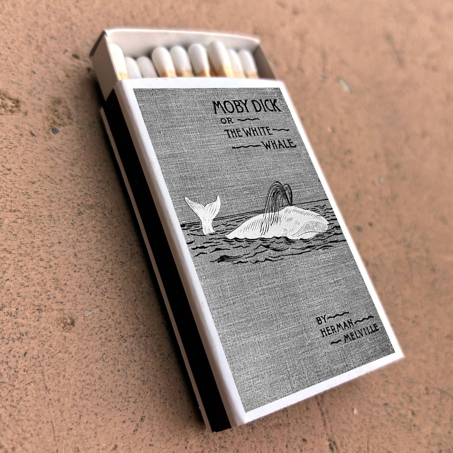 Matches • Moby Dick Melville • Home Decor for Candles