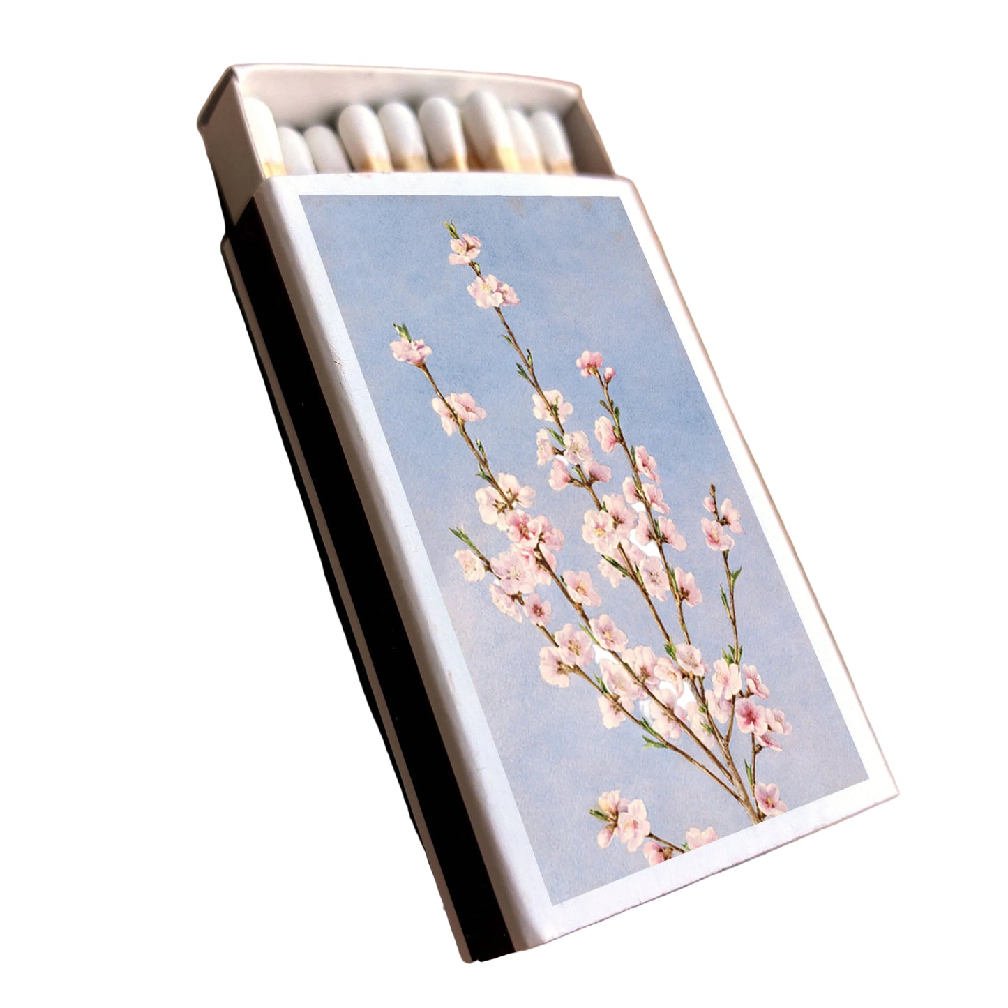 Matches • Peach Blossom Flowers • Home Decor for Candles