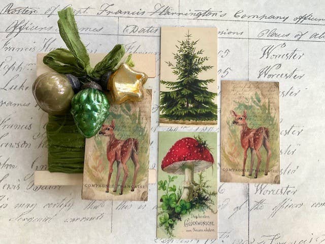 Ornament Gift Wrap Set - Deer