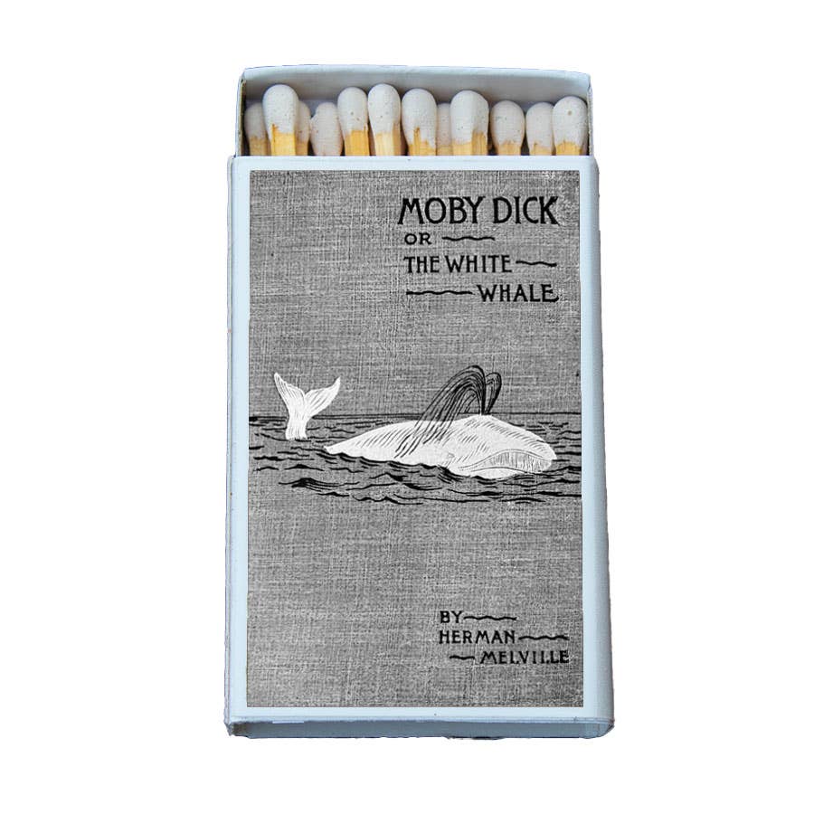 Matches • Moby Dick Melville • Home Decor for Candles