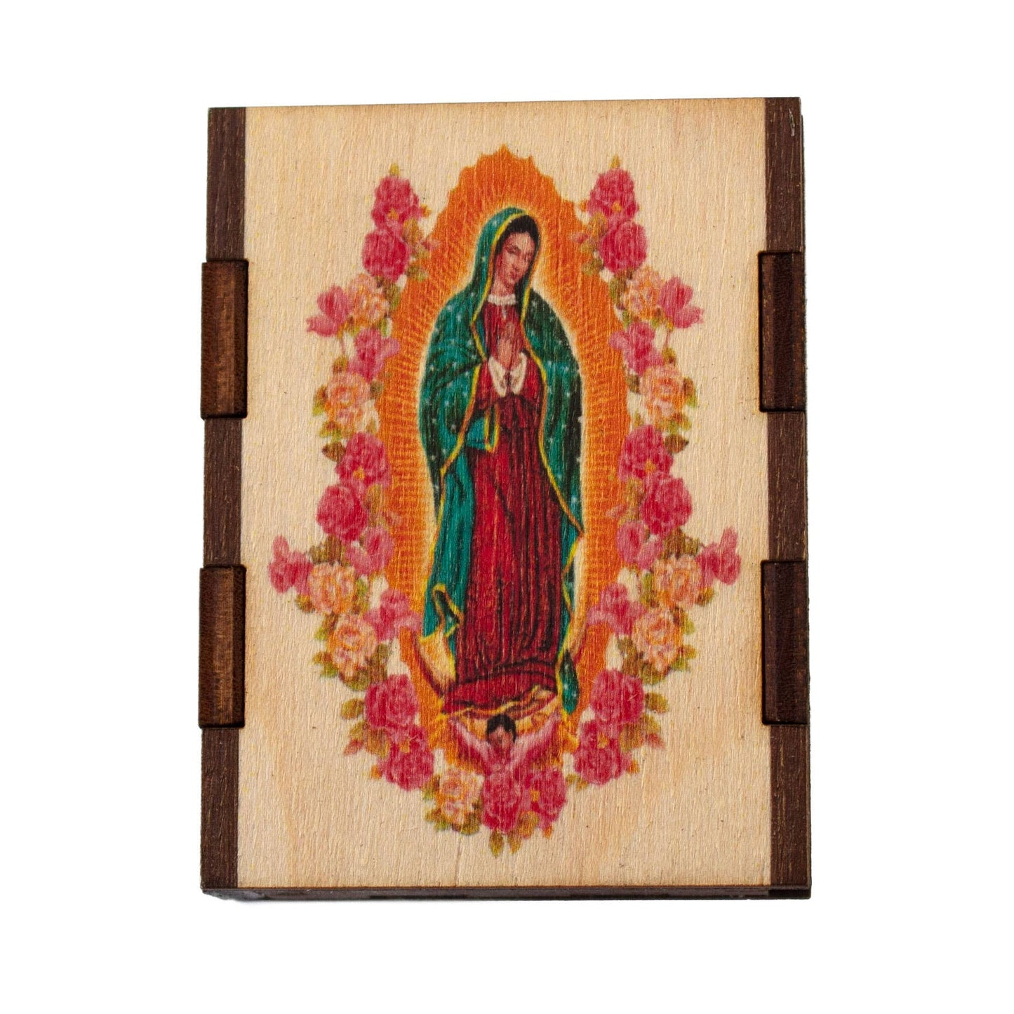 Matches • Lady Guadalupe Wooden Matchboxes • Candle Acc