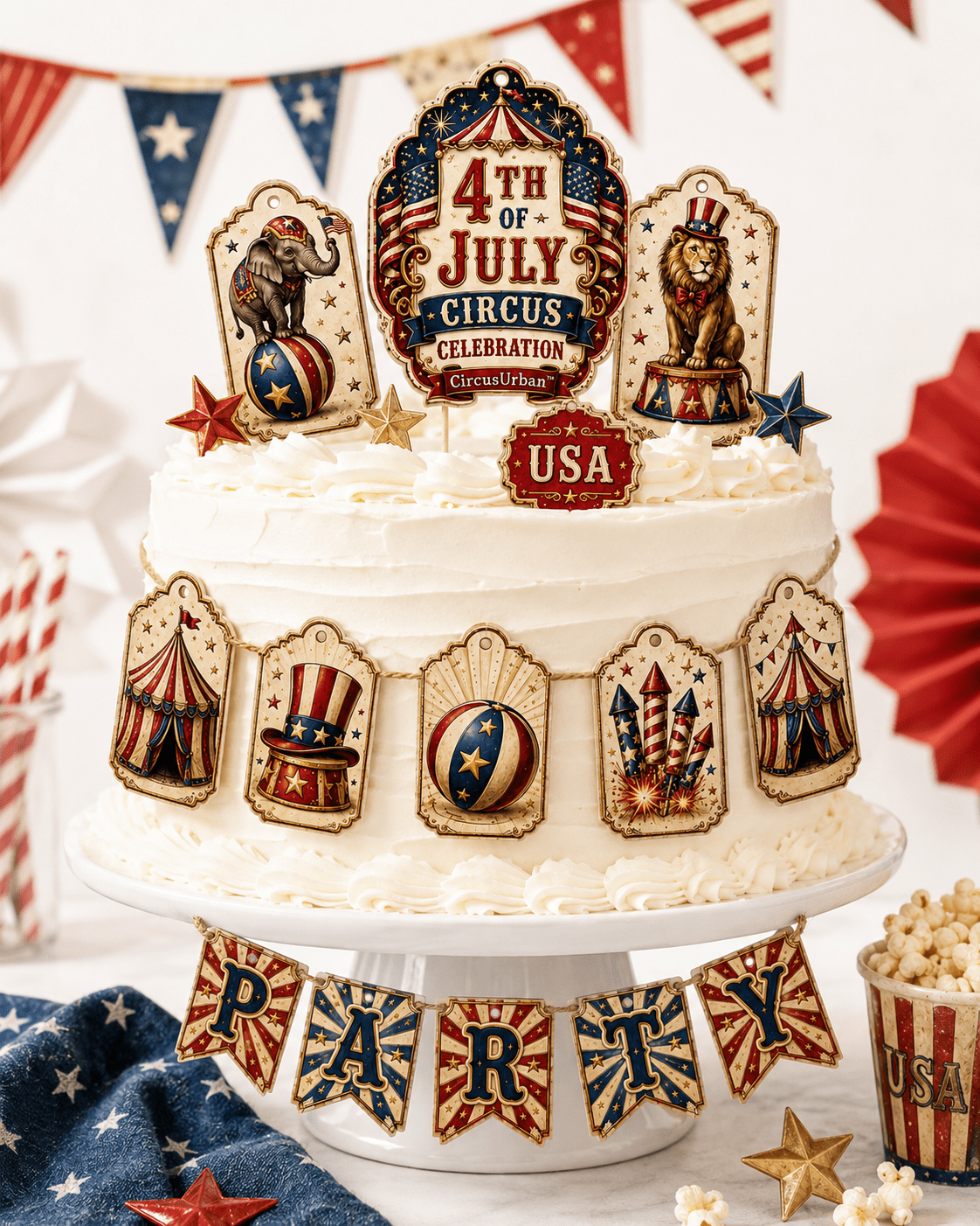 4th of July Mini Banner Kit - EPOQUE