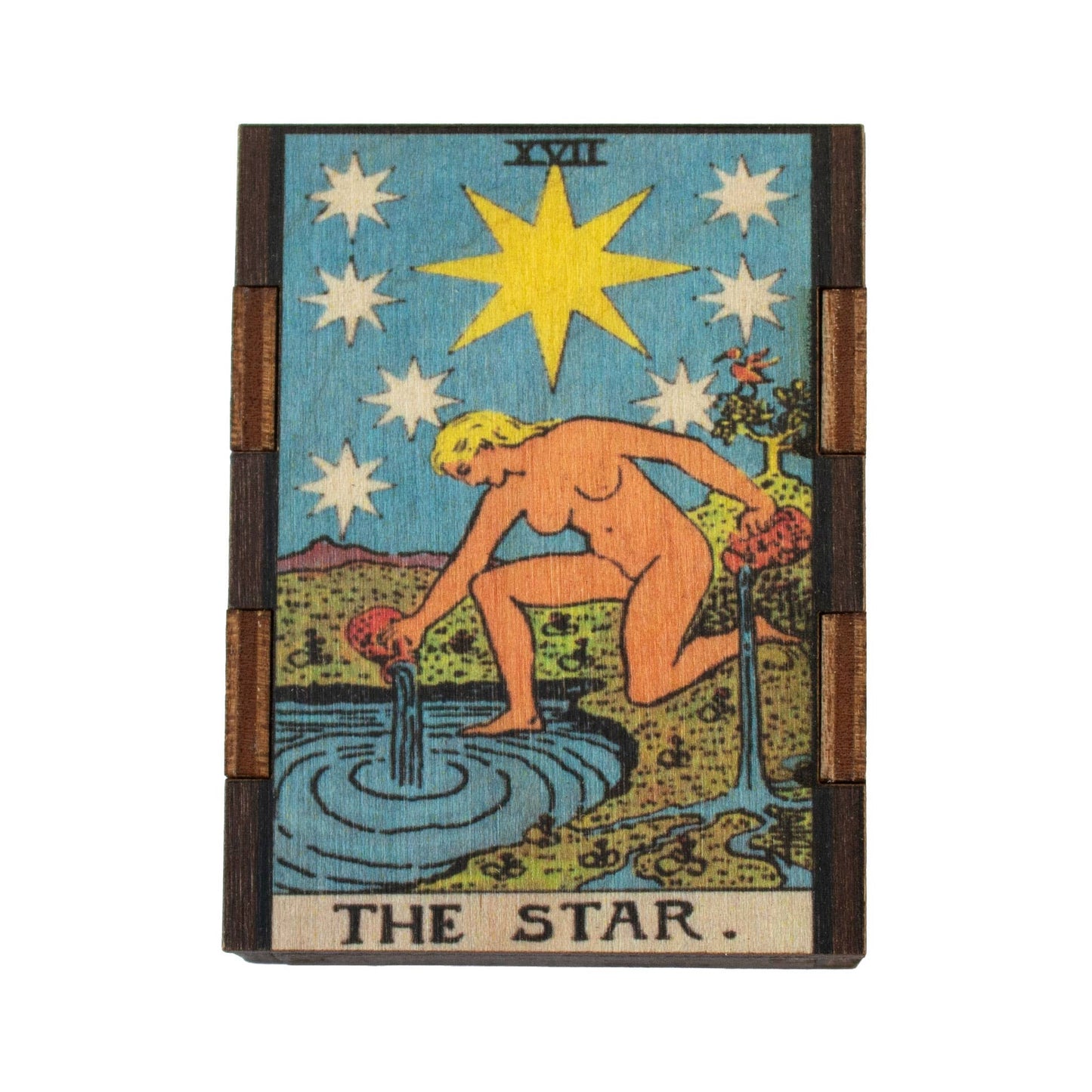 Matches • Tarot Star Wooden Matchbox • Home Decor Candle Acc