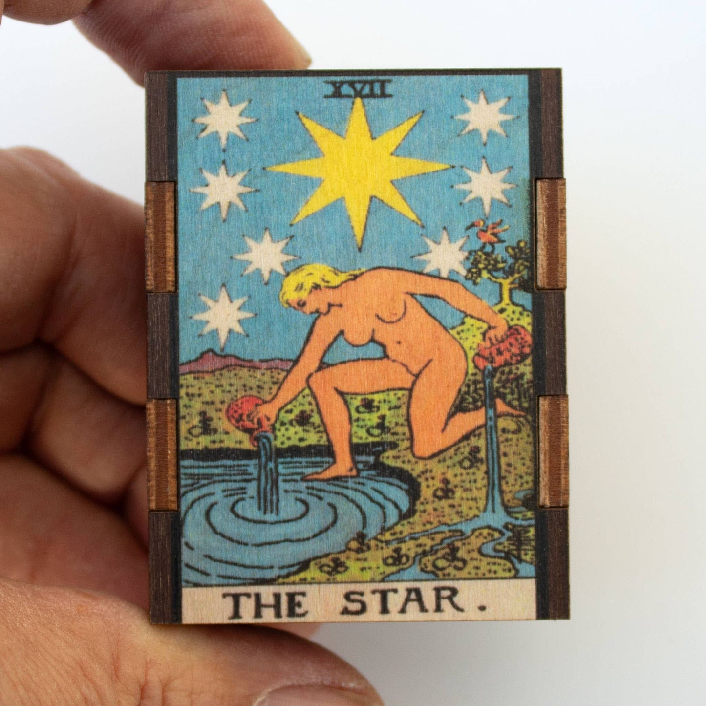 Matches • Tarot Star Wooden Matchbox • Home Decor Candle Acc