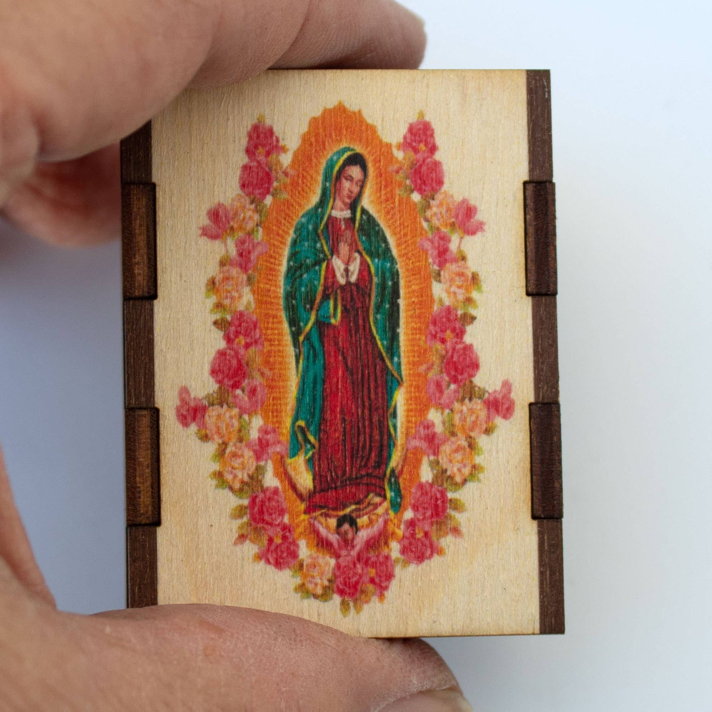 Matches • Lady Guadalupe Wooden Matchboxes • Candle Acc