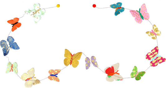 5ft Paper garland, Butterfly. - EPOQUE