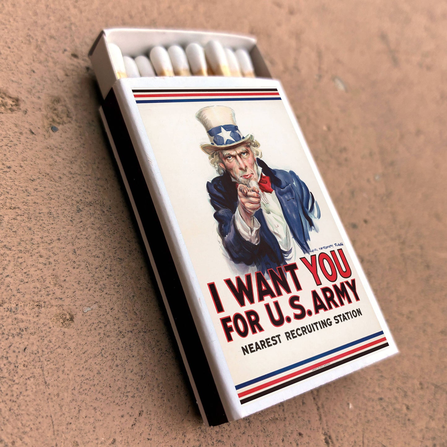 Matches • Uncle Sam I Want You • Home Decor for Candles
