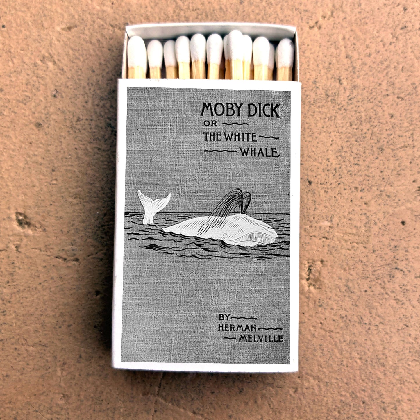 Matches • Moby Dick Melville • Home Decor for Candles