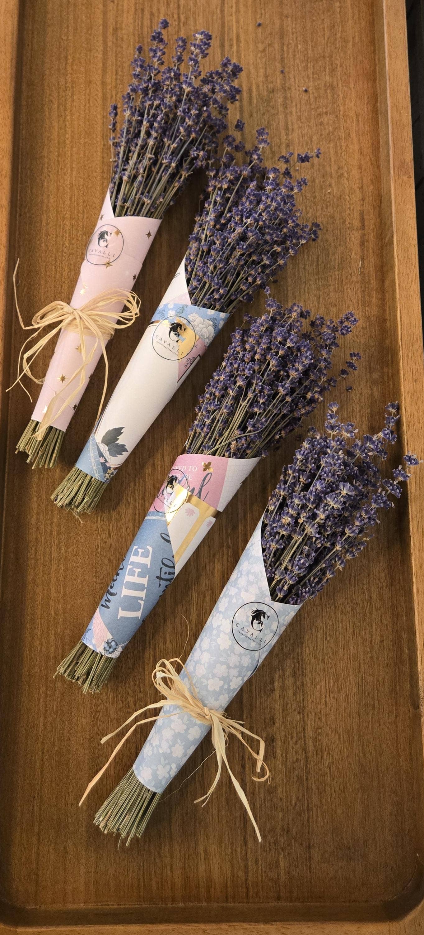 Lavender Posy Bouquet - Farm-Grown Dried Lavender
