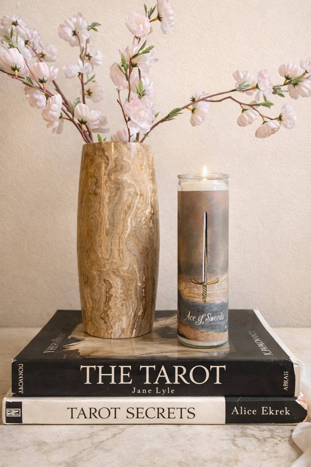 "Ace of Swords" Soy Ritual Candle 