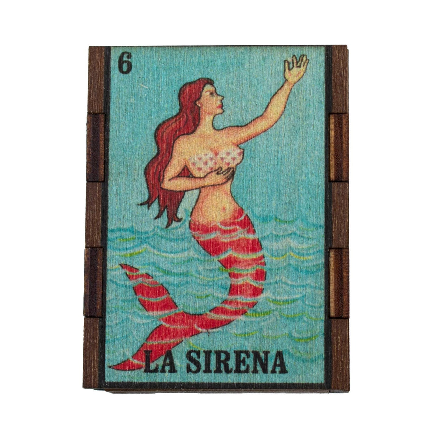 Matches • Loteria Sirena Wooden Matchboxes - Home Decor