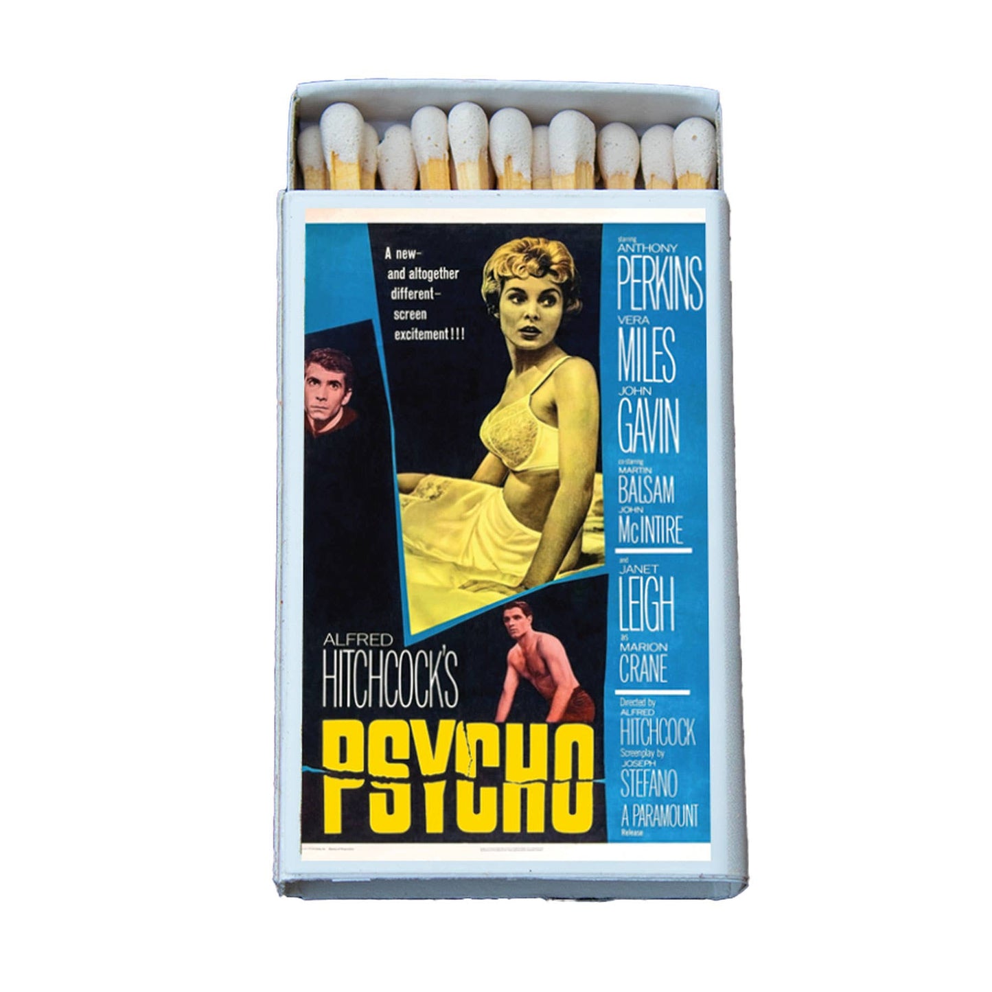 Matches • Classic Movie Thriller • Home Decor for Candles