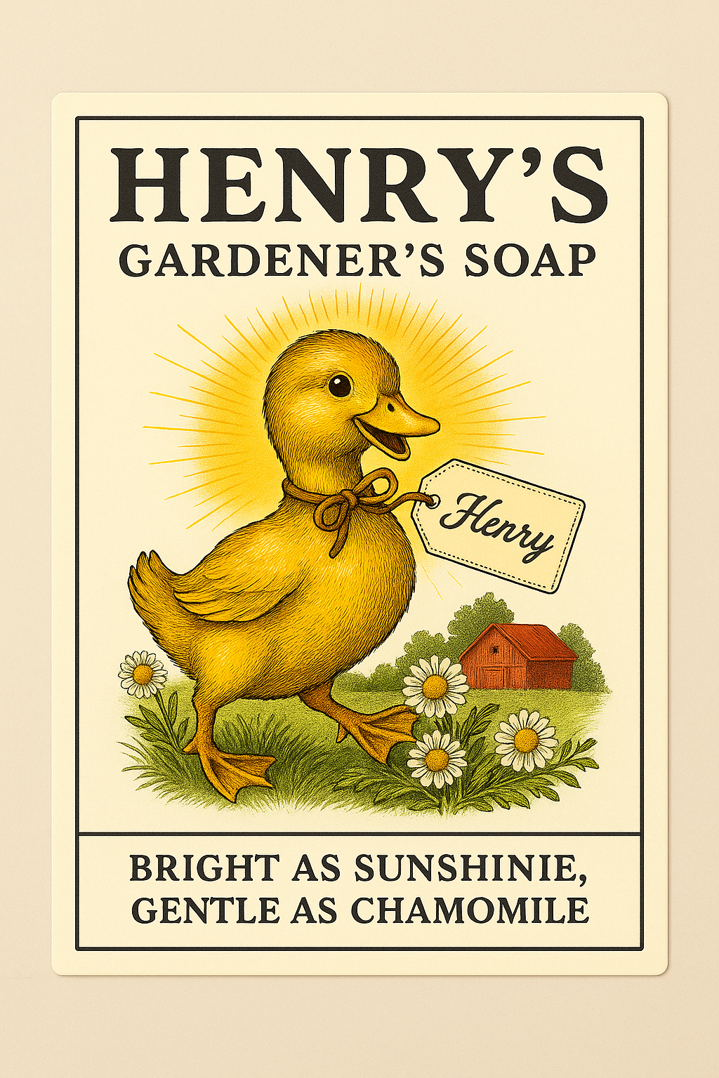 Henry's Gardener's Soap - Chamomile & Sunshine