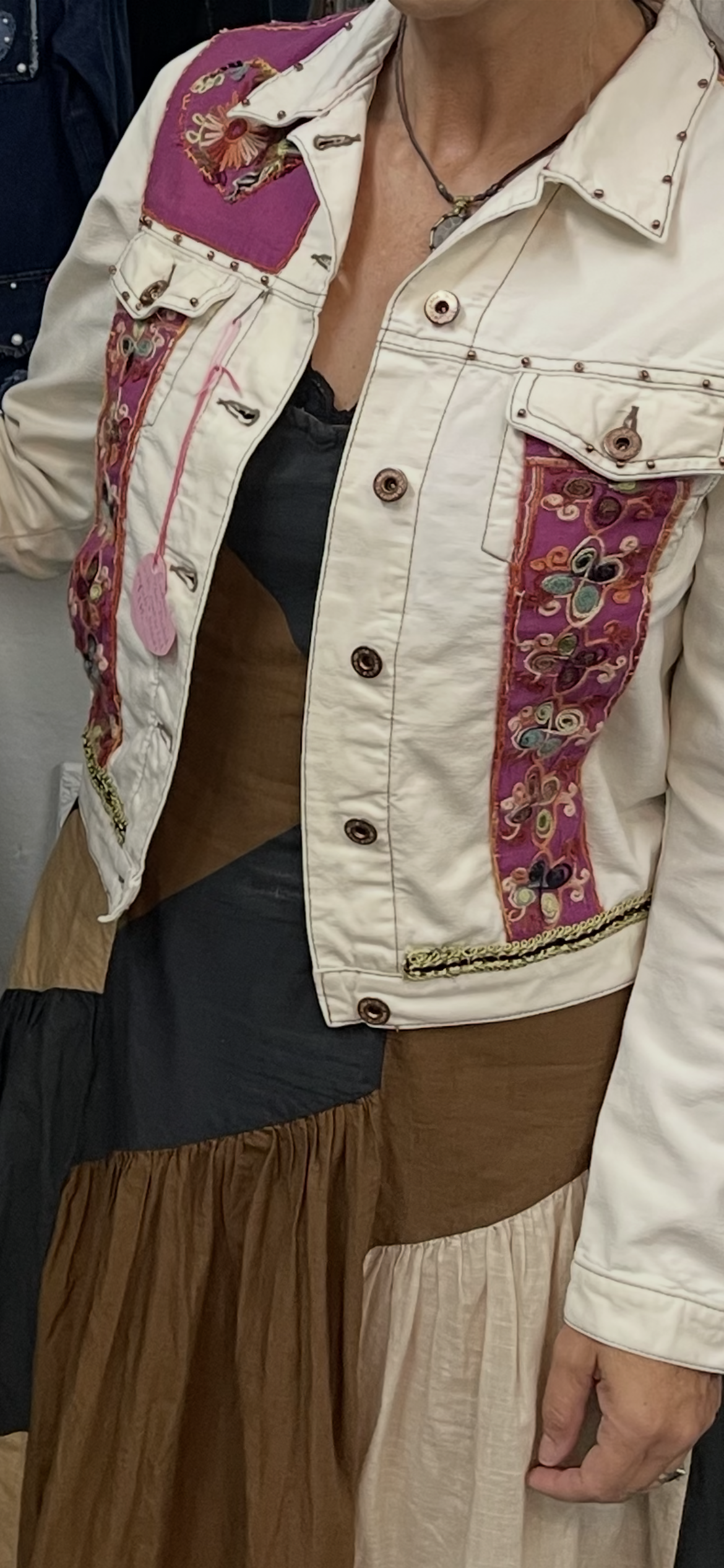 Vintage style denim jacket