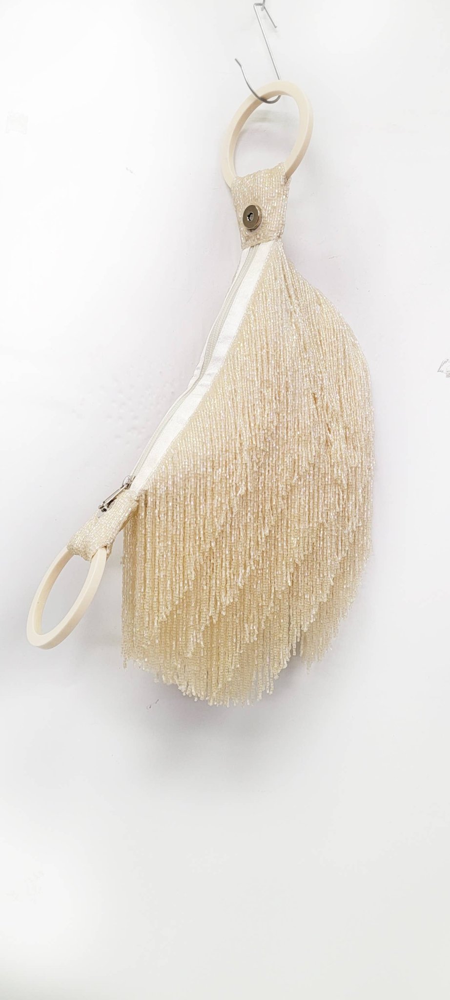 A BEADED BEST SELLER FRINGE WRISTLET ZIP TOP - EPOQUE