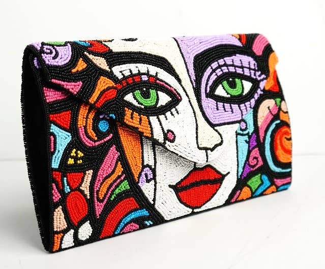 A NEW ARRIVAL BEADED FACE ART - 3 - EPOQUE