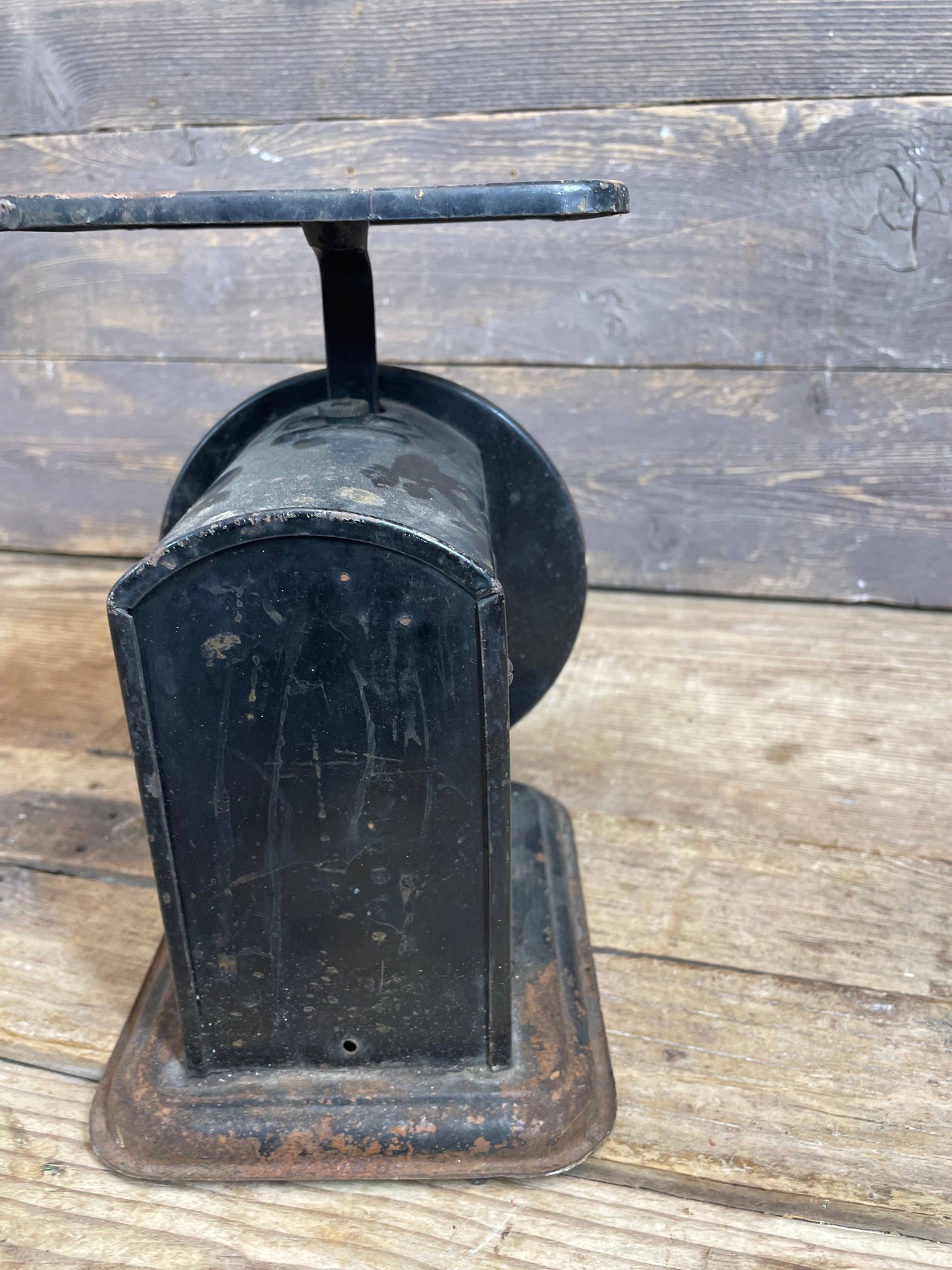 Vintage Small Metal Scale-ER-Farmhouse-6x7x9 inches-Old-#4