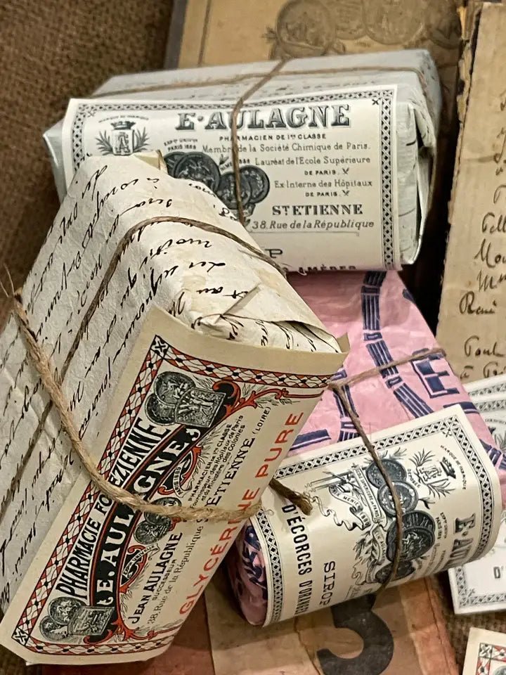 Antique French Labels – Set of 2 - EPOQUE