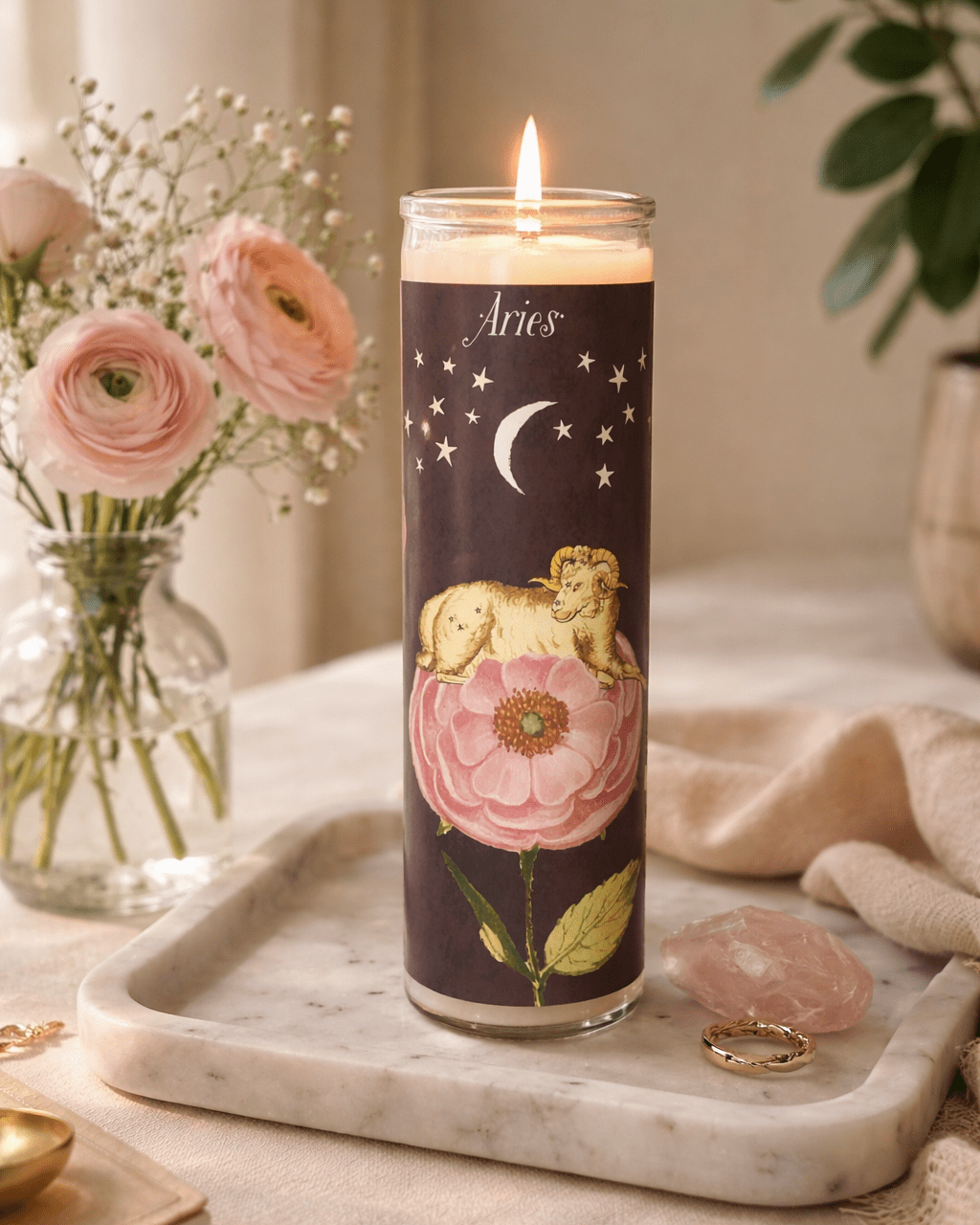 "Aries" Zodiac Soy Ritual Candle - EPOQUE