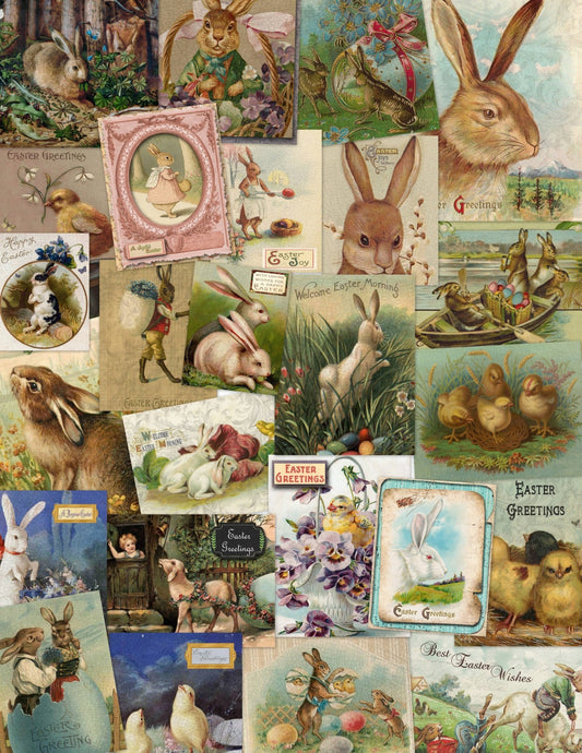 Assorted 11" x 17" Each Piece Easter Paper is a Collectable & ready to frame - EPOQUE