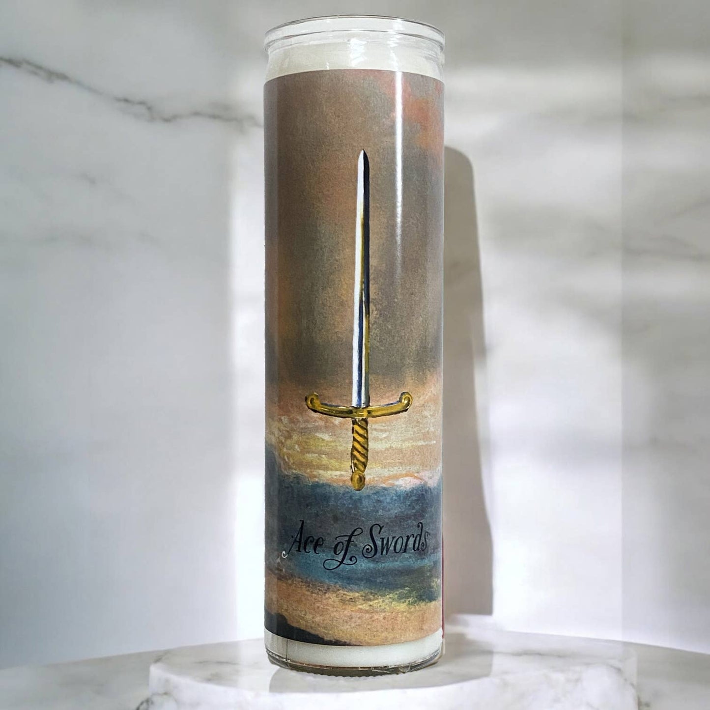 "Ace of Swords" Soy Ritual Candle 