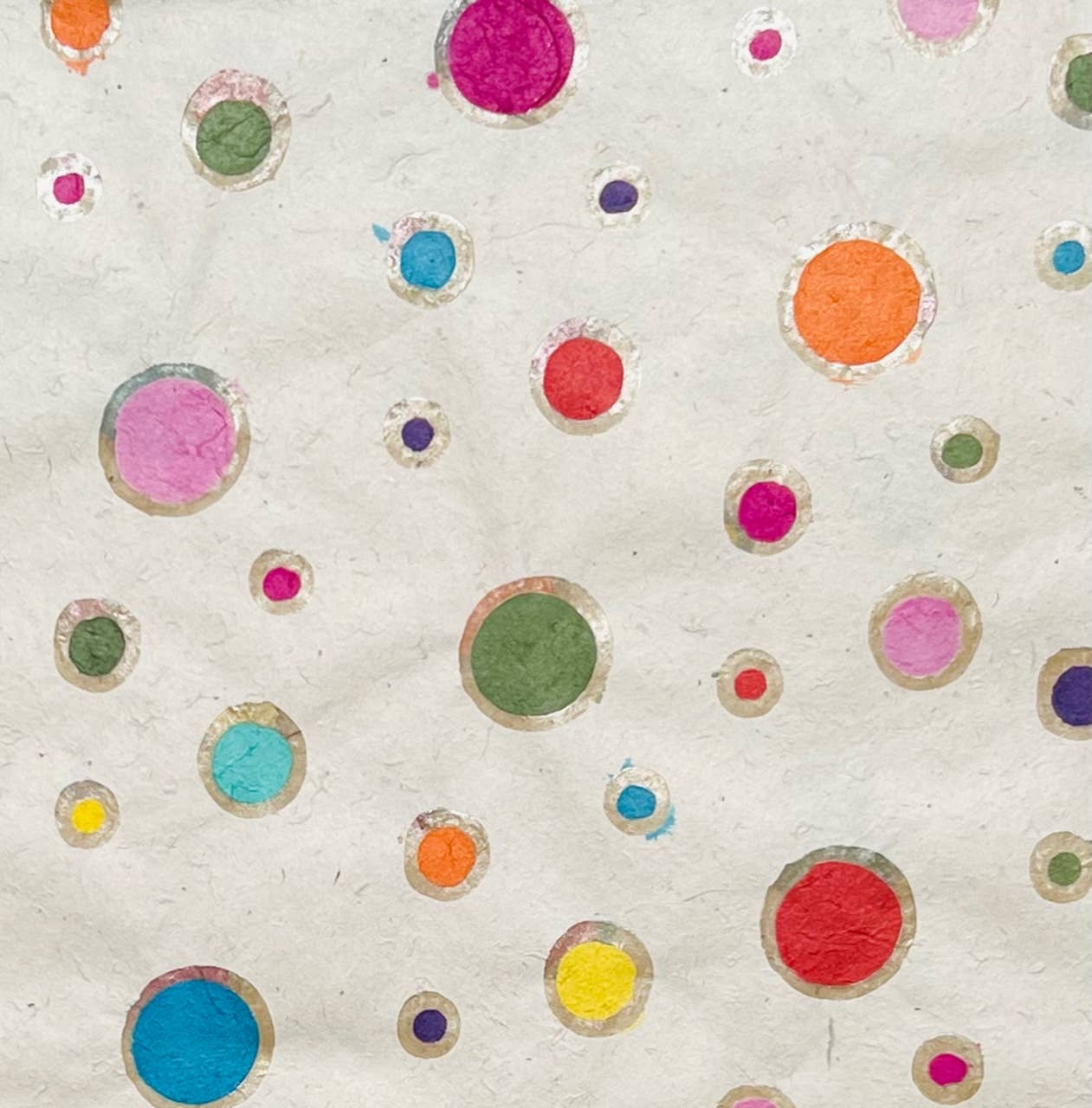 Batik Multi circles, cream - EPOQUE