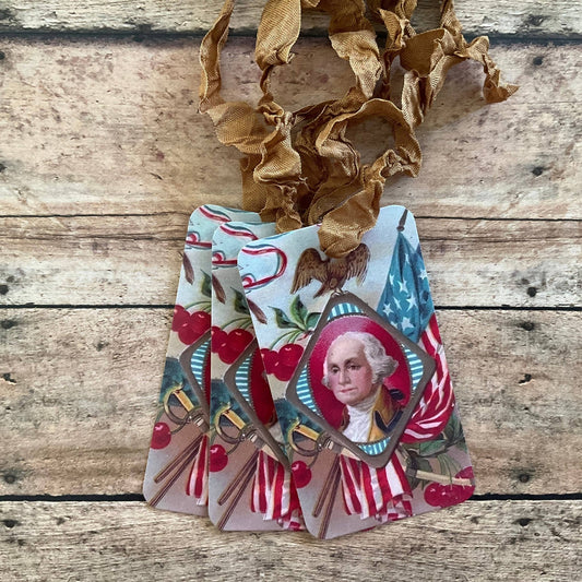 Beautiful Gift Tags GEORGE   - SINGLE or pkg/3  - EPOQUE