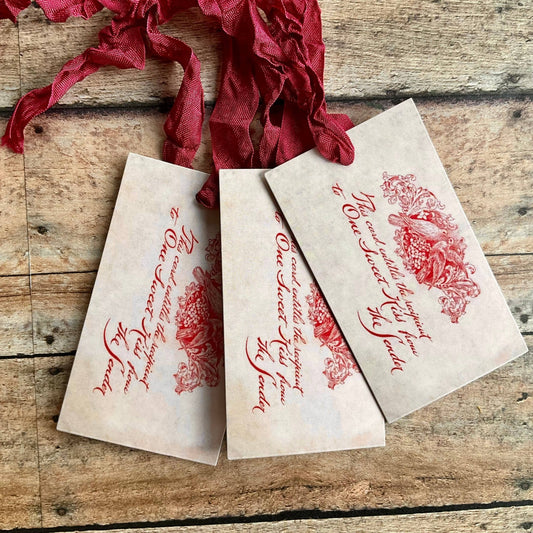 Beautiful Gift Tags SWEET NOTE  - Pkg/3 - EPOQUE