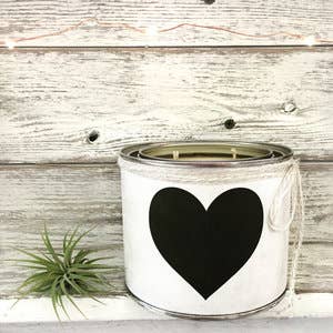 'Black Heart' Premium Dual Wick Soy Candles - EPOQUE