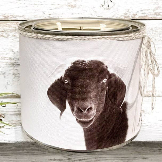'Buttercup' Goat Animal Themed Premium Dual Wick Soy Candles - EPOQUE