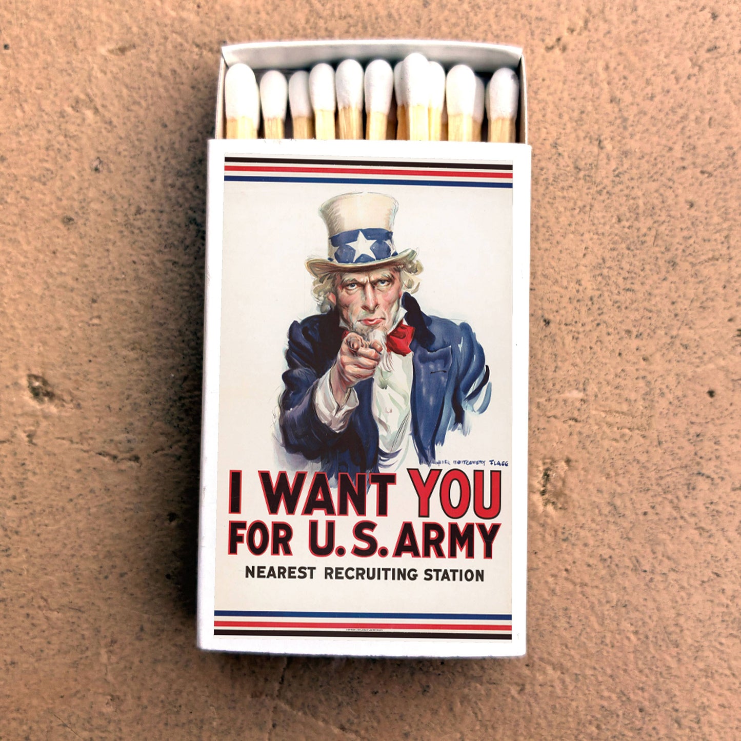 Matches • Uncle Sam I Want You • Home Decor for Candles