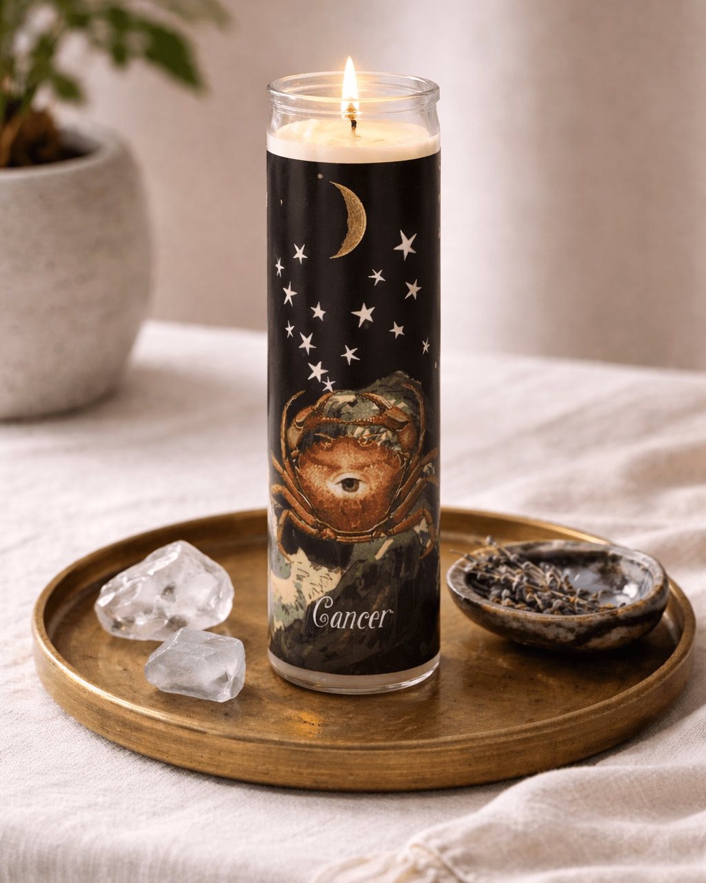 "Cancer" Zodiac Soy Ritual Candle - EPOQUE