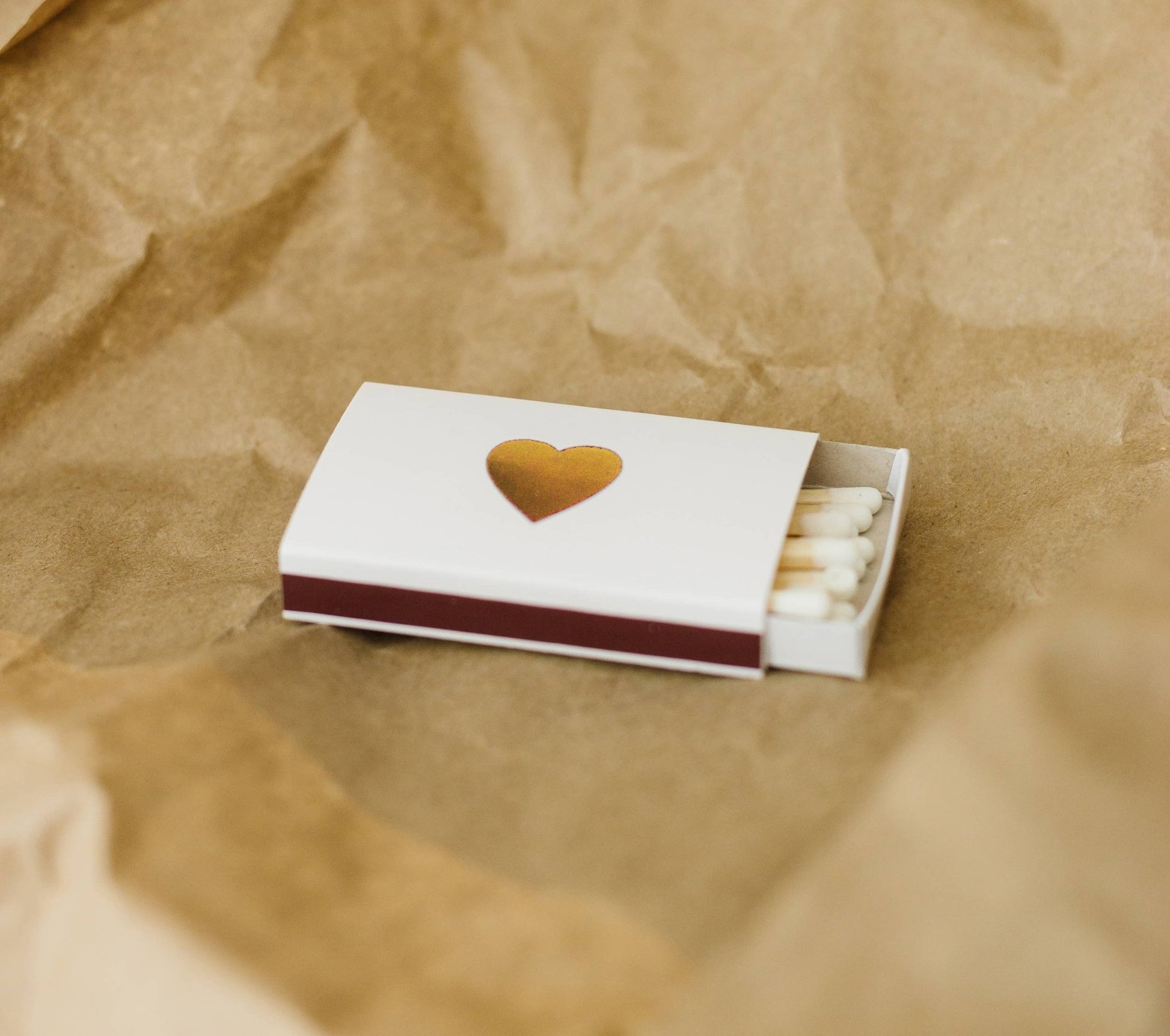 Classic Heart Matchbox | Be Mine Matches | Love Candle Gift - EPOQUE
