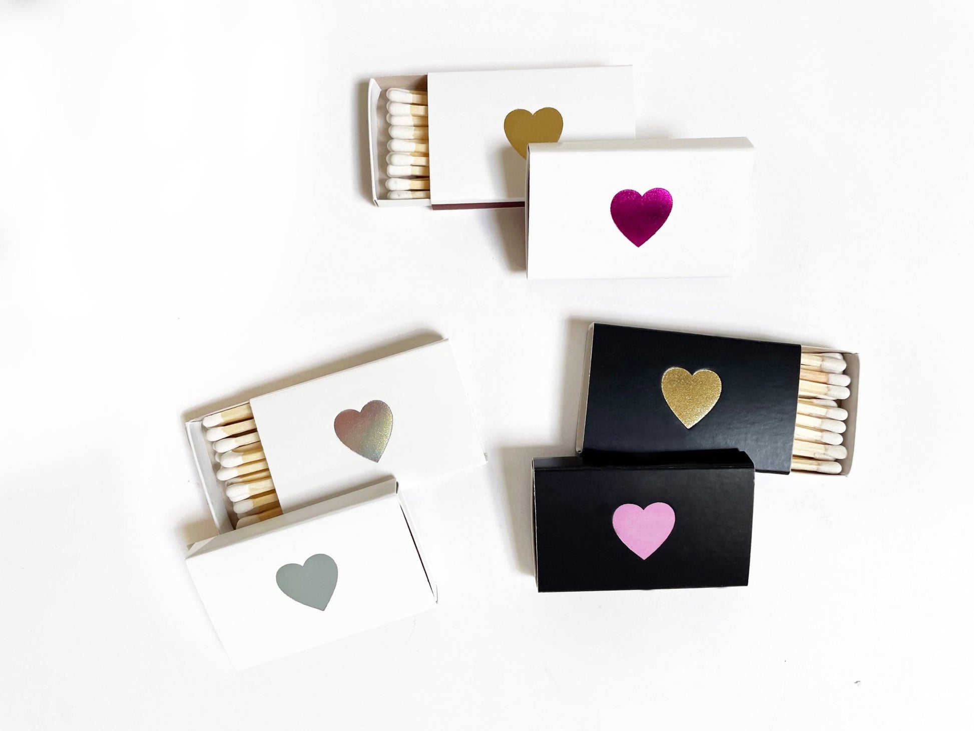 Classic Heart Matchbox | Be Mine Matches | Love Candle Gift - EPOQUE