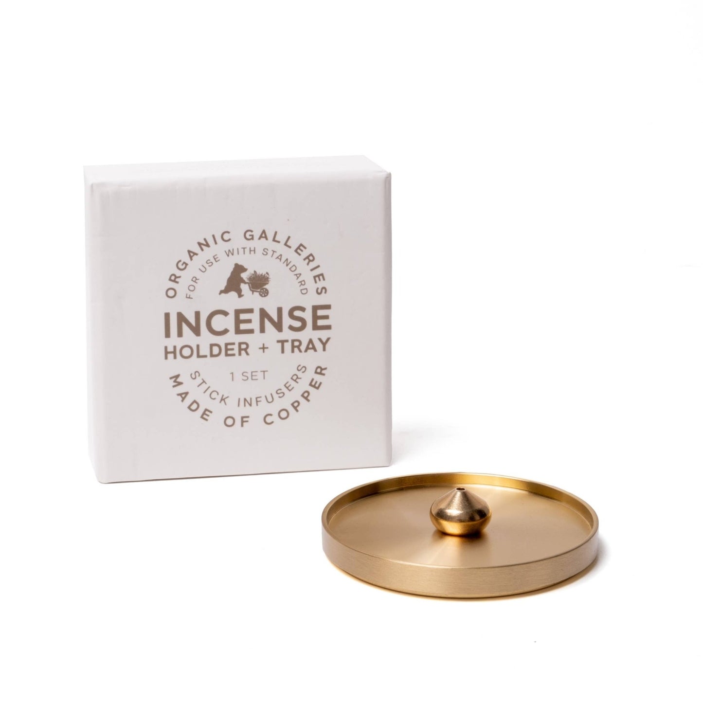 Copper Incense Holder + Tray Set - EPOQUE