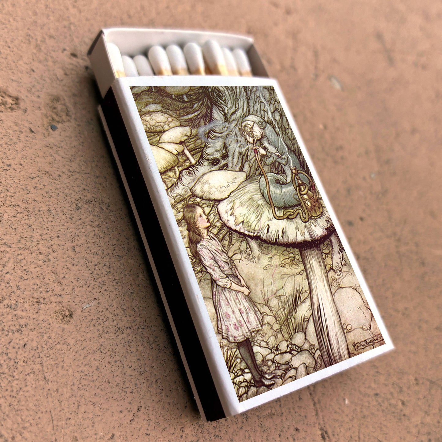 Matches • Alice and the Caterpillar Rackham • Home Decor