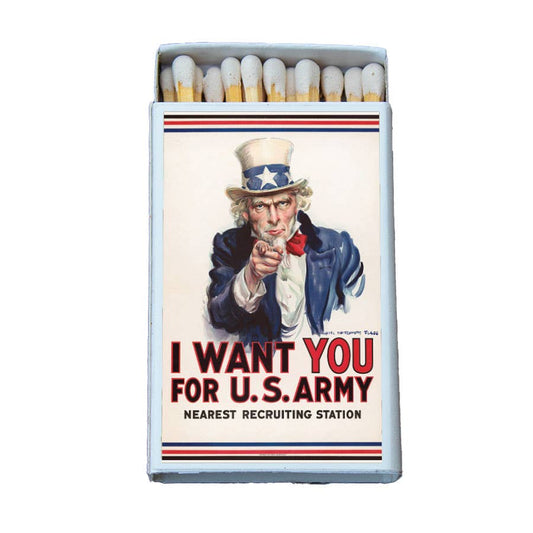 Matches • Uncle Sam I Want You • Home Decor for Candles